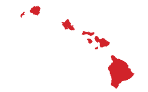 Hawaii map outline